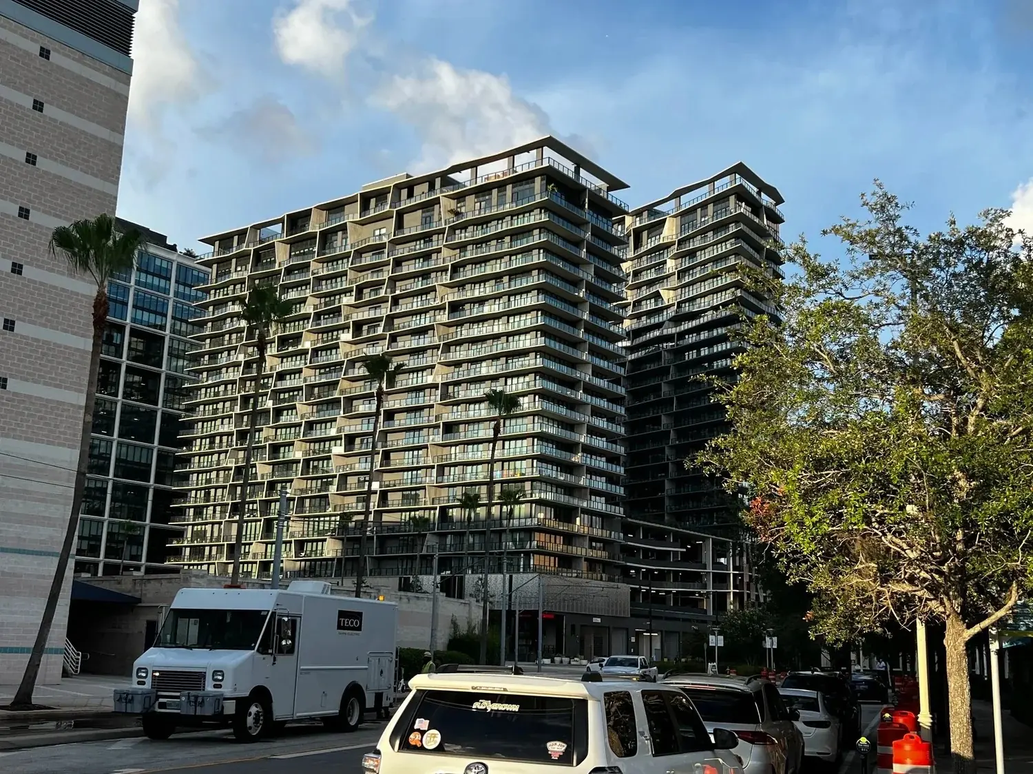 Heron Tower mixed-use development in Tampa, Florida.